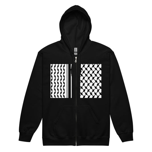 Keffiyeh - Heavy Zip Hoodie